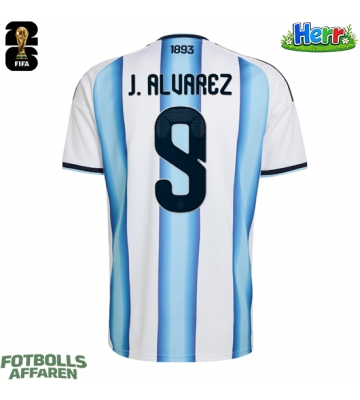 Argentina Julian Alvarez #9 Hemmatröja VM 2026 Kortärmad